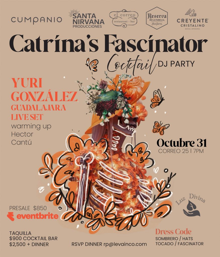 Catrina’s Fascinator — Cocktail DJ Party